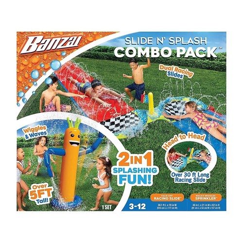 Banzai slide splash - slide,