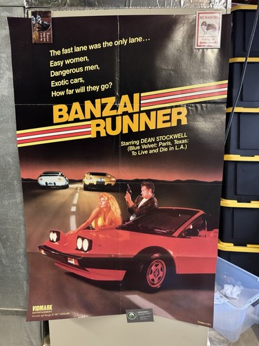 1987 banzai runner vidmark - banzai,