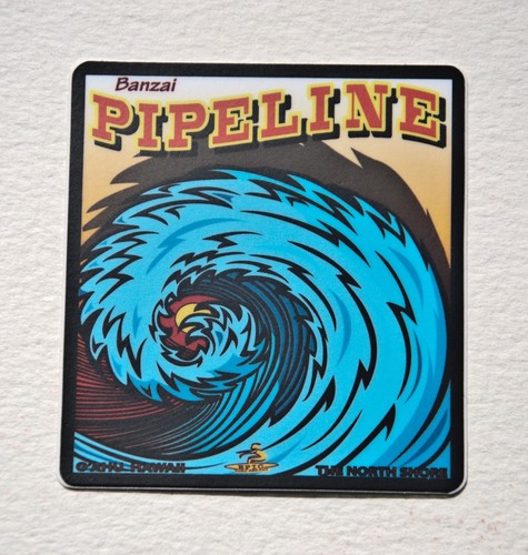 Banzai pipeline decals north - banzai,