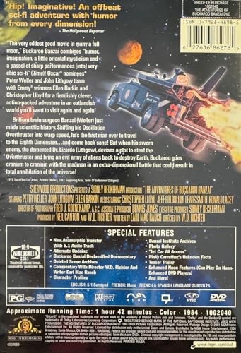 Adventures buckaroo banzai - buckaroo,